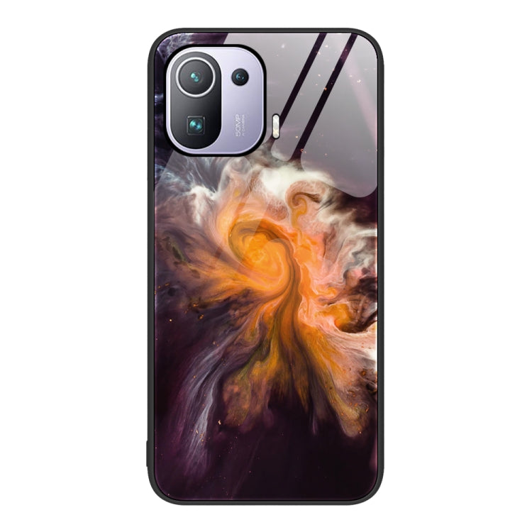 Marble Pattern Glass Protective Phone Case, For Xiaomi Redmi Note 11E, For Xiaomi Mi 11 Pro, For Xiaomi Mi 11 Ultra, For Xiaomi 12 Pro, For Xiaomi Poco M4 Pro 5G, For Xiaomi Poco M4 Pro