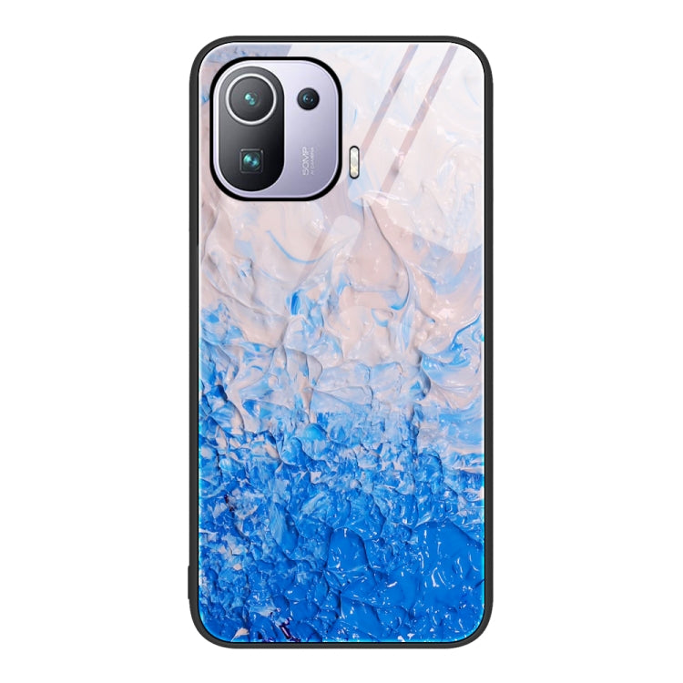 Marble Pattern Glass Protective Phone Case, For Xiaomi Redmi Note 11E, For Xiaomi Mi 11 Pro, For Xiaomi Mi 11 Ultra, For Xiaomi 12 Pro, For Xiaomi Poco M4 Pro 5G, For Xiaomi Poco M4 Pro