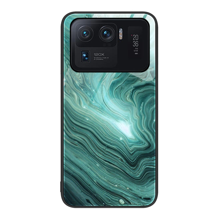 Marble Pattern Glass Protective Phone Case, For Xiaomi Redmi Note 11E, For Xiaomi Mi 11 Pro, For Xiaomi Mi 11 Ultra, For Xiaomi 12 Pro, For Xiaomi Poco M4 Pro 5G, For Xiaomi Poco M4 Pro