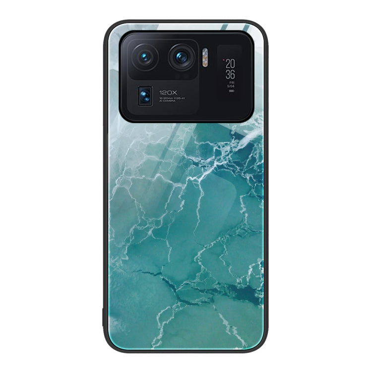 Marble Pattern Glass Protective Phone Case, For Xiaomi Redmi Note 11E, For Xiaomi Mi 11 Pro, For Xiaomi Mi 11 Ultra, For Xiaomi 12 Pro, For Xiaomi Poco M4 Pro 5G, For Xiaomi Poco M4 Pro