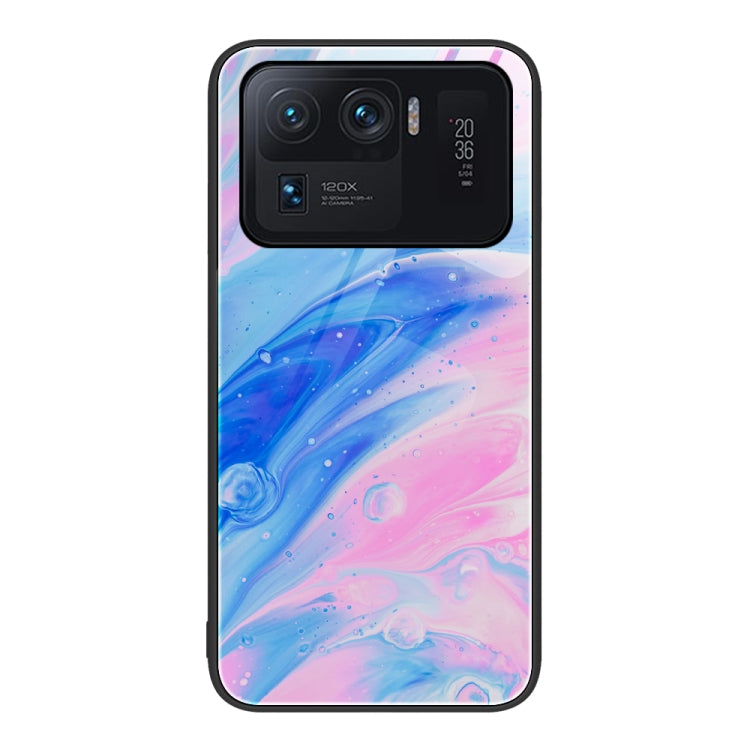 Marble Pattern Glass Protective Phone Case, For Xiaomi Redmi Note 11E, For Xiaomi Mi 11 Pro, For Xiaomi Mi 11 Ultra, For Xiaomi 12 Pro, For Xiaomi Poco M4 Pro 5G, For Xiaomi Poco M4 Pro