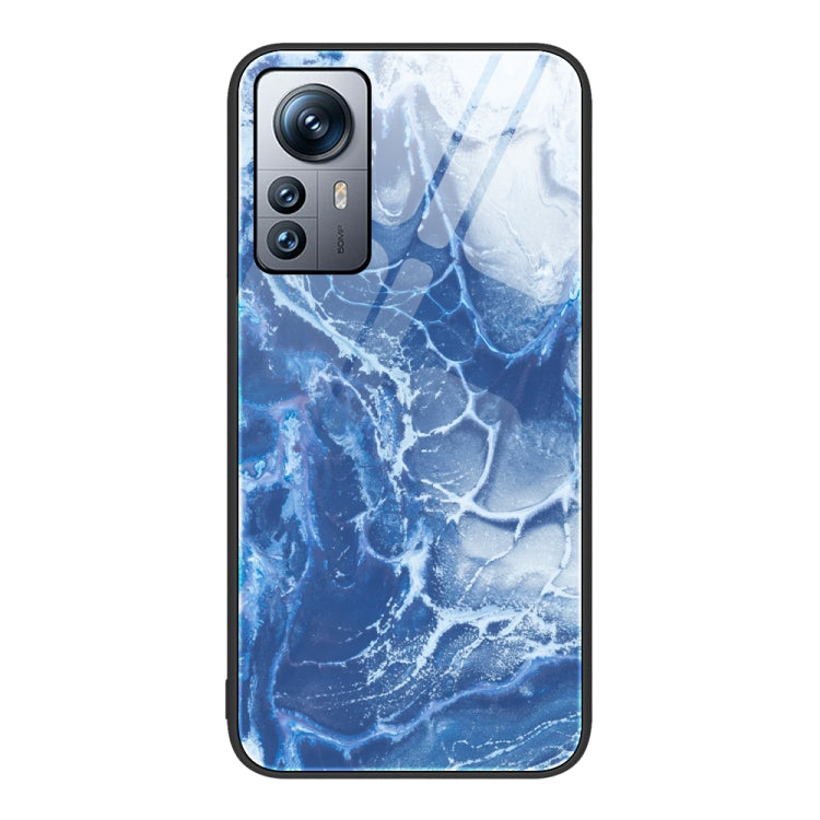 Marble Pattern Glass Protective Phone Case, For Xiaomi Redmi Note 11E, For Xiaomi Mi 11 Pro, For Xiaomi Mi 11 Ultra, For Xiaomi 12 Pro, For Xiaomi Poco M4 Pro 5G, For Xiaomi Poco M4 Pro