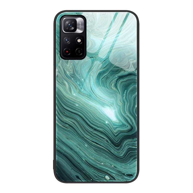 Marble Pattern Glass Protective Phone Case, For Xiaomi Redmi Note 11E, For Xiaomi Mi 11 Pro, For Xiaomi Mi 11 Ultra, For Xiaomi 12 Pro, For Xiaomi Poco M4 Pro 5G, For Xiaomi Poco M4 Pro