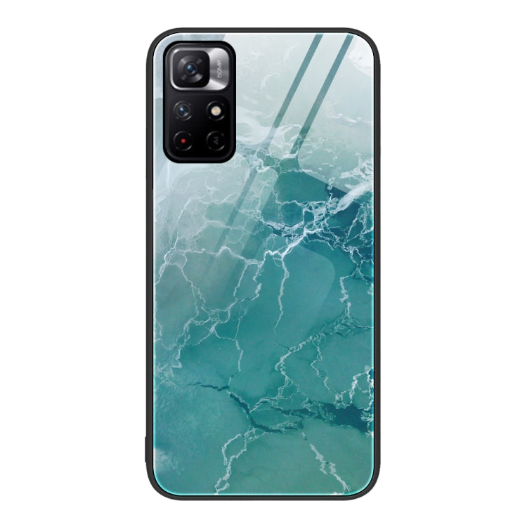 Marble Pattern Glass Protective Phone Case, For Xiaomi Redmi Note 11E, For Xiaomi Mi 11 Pro, For Xiaomi Mi 11 Ultra, For Xiaomi 12 Pro, For Xiaomi Poco M4 Pro 5G, For Xiaomi Poco M4 Pro