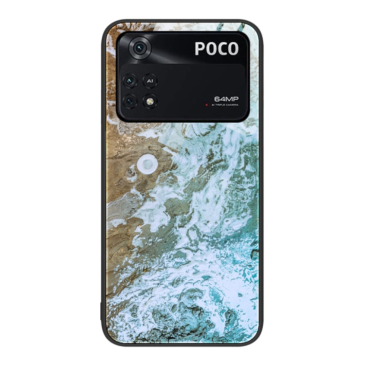 Marble Pattern Glass Protective Phone Case, For Xiaomi Redmi Note 11E, For Xiaomi Mi 11 Pro, For Xiaomi Mi 11 Ultra, For Xiaomi 12 Pro, For Xiaomi Poco M4 Pro 5G, For Xiaomi Poco M4 Pro
