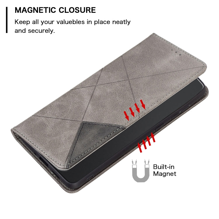 Prismatic Invisible Magnetic Leather Phone Case, For Motorola Moto G42 4G, For Motorola Moto G62, For Nothing Phone 1, For OPPO A57 4G, For Realme C30