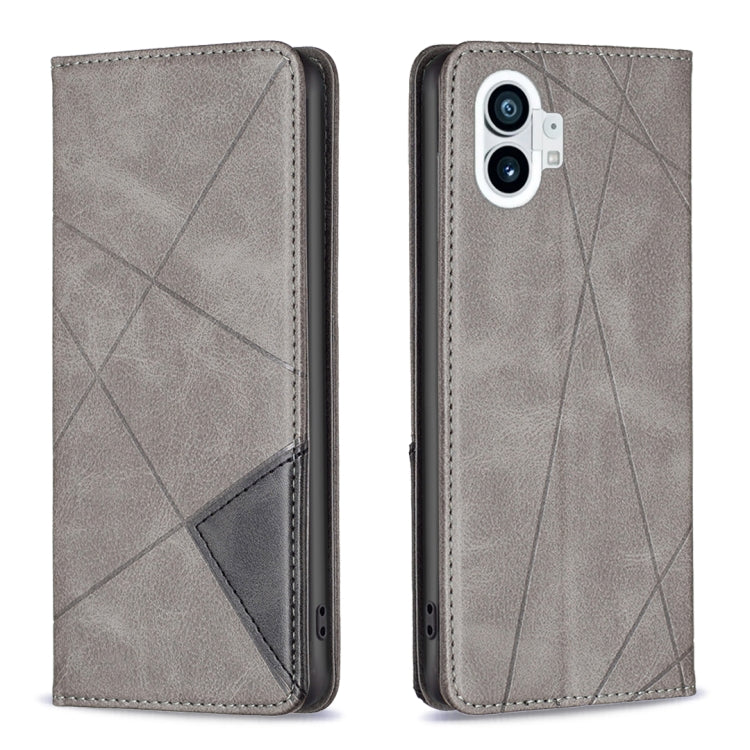 Prismatic Invisible Magnetic Leather Phone Case, For Motorola Moto G42 4G, For Motorola Moto G62, For Nothing Phone 1, For OPPO A57 4G, For Realme C30