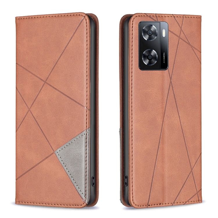 Prismatic Invisible Magnetic Leather Phone Case, For Motorola Moto G42 4G, For Motorola Moto G62, For Nothing Phone 1, For OPPO A57 4G, For Realme C30