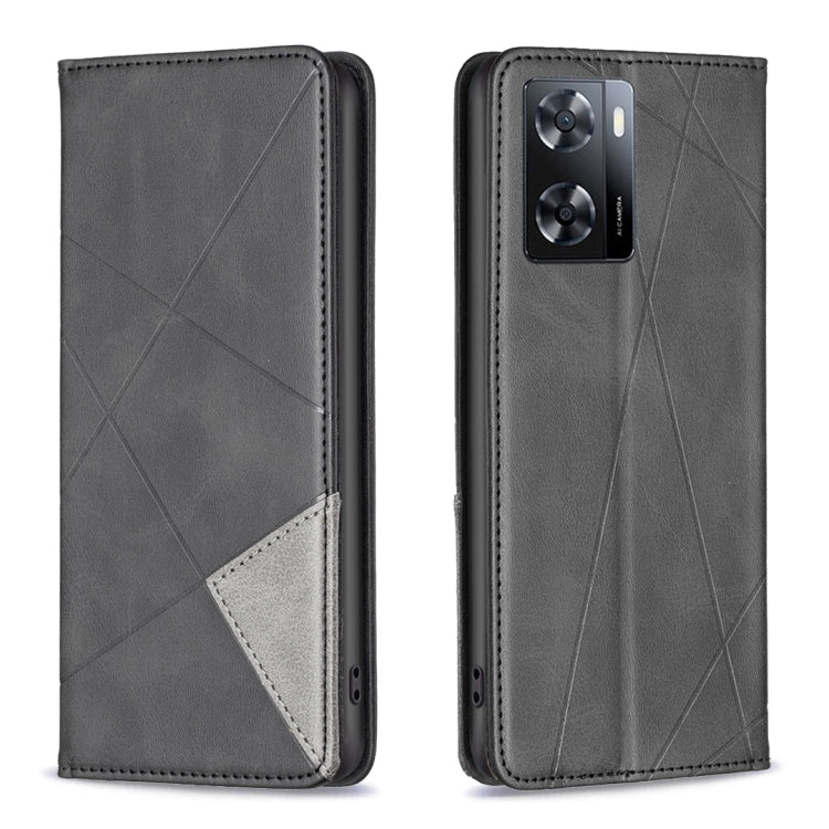 Prismatic Invisible Magnetic Leather Phone Case, For Motorola Moto G42 4G, For Motorola Moto G62, For Nothing Phone 1, For OPPO A57 4G, For Realme C30