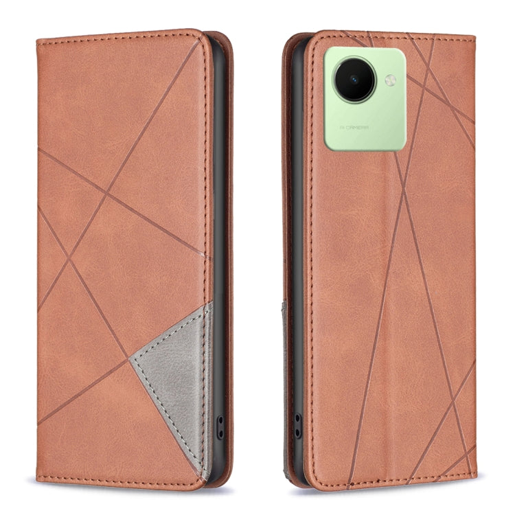 Prismatic Invisible Magnetic Leather Phone Case, For Motorola Moto G42 4G, For Motorola Moto G62, For Nothing Phone 1, For OPPO A57 4G, For Realme C30
