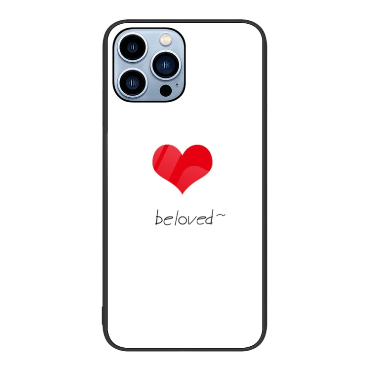 Colorful Painted Glass Phone Case, For iPhone 14 Pro Max, For iPhone 14 Pro, For iPhone 14 Plus