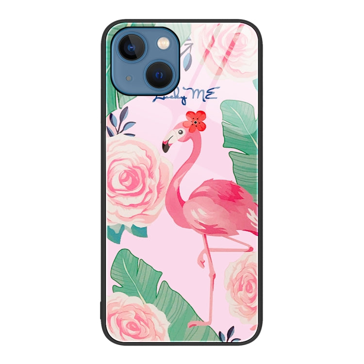 Colorful Painted Glass Phone Case, For iPhone 14 Pro Max, For iPhone 14 Pro, For iPhone 14 Plus