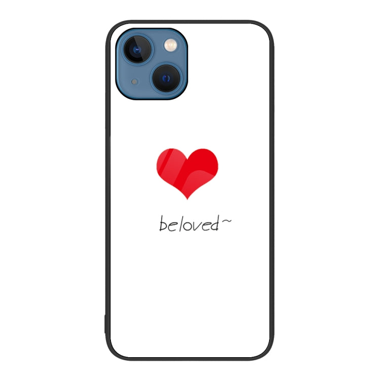 Colorful Painted Glass Phone Case, For iPhone 14, For iPhone 13 Pro Max, For iPhone 13 Pro