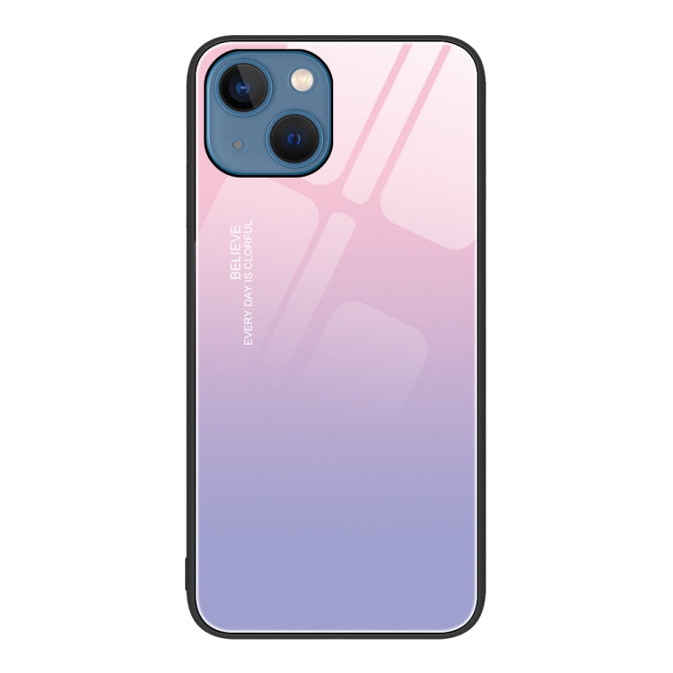 Colorful Painted Glass Phone Case, For iPhone 14, For iPhone 13 Pro Max, For iPhone 13 Pro