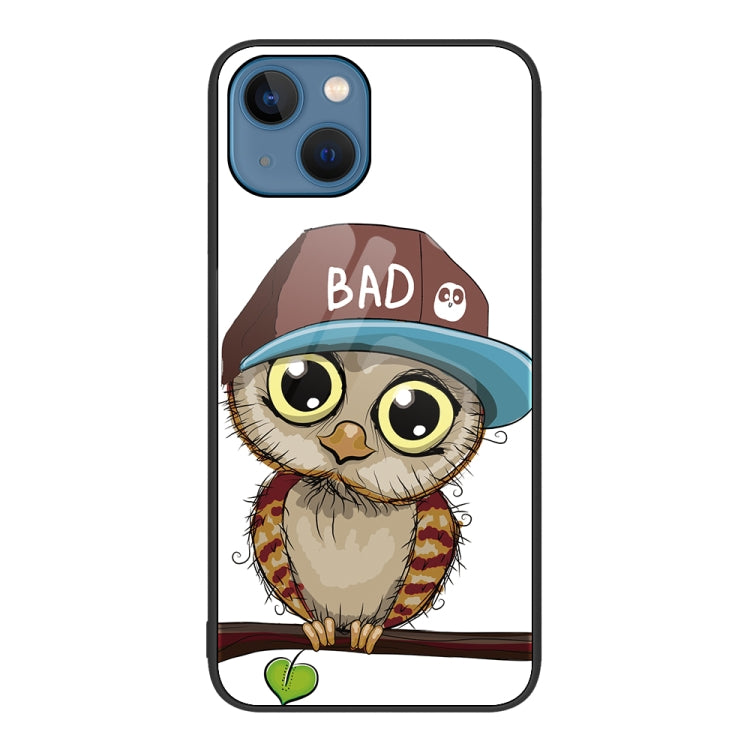 Colorful Painted Glass Phone Case, For iPhone 14, For iPhone 13 Pro Max, For iPhone 13 Pro