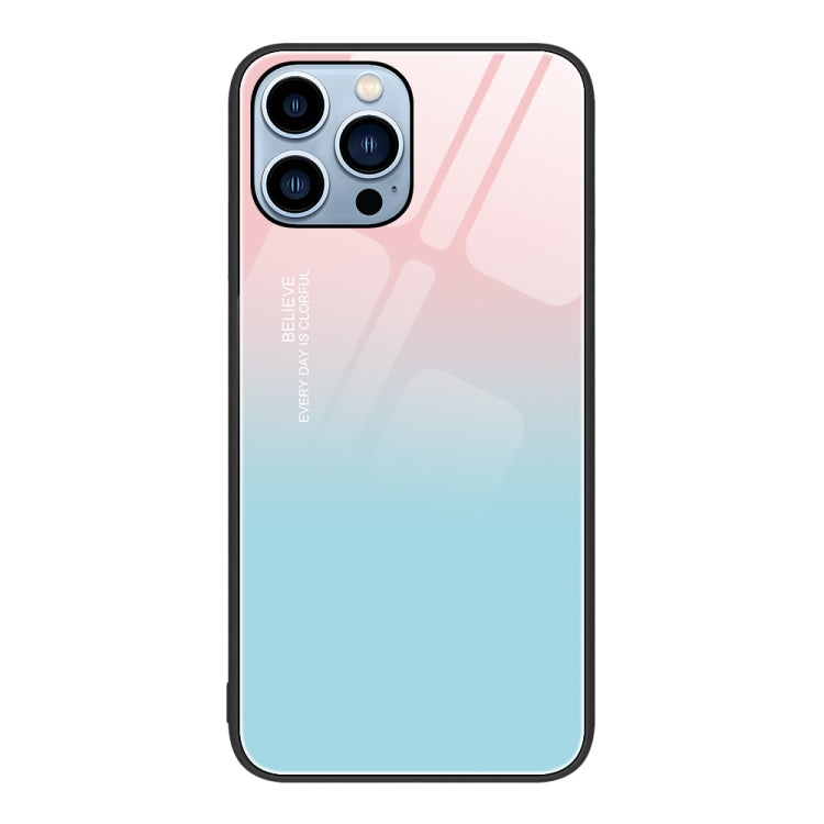 Colorful Painted Glass Phone Case, For iPhone 14, For iPhone 13 Pro Max, For iPhone 13 Pro