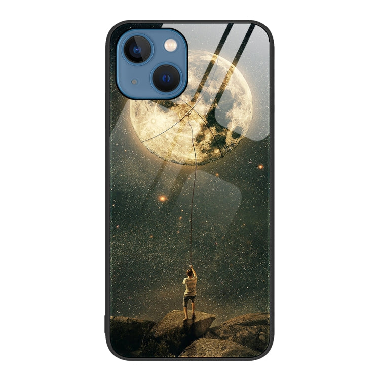 Colorful Painted Glass Phone Case, For iPhone 13, For iPhone 12 Pro Max, For iPhone 12 / 12 Pro