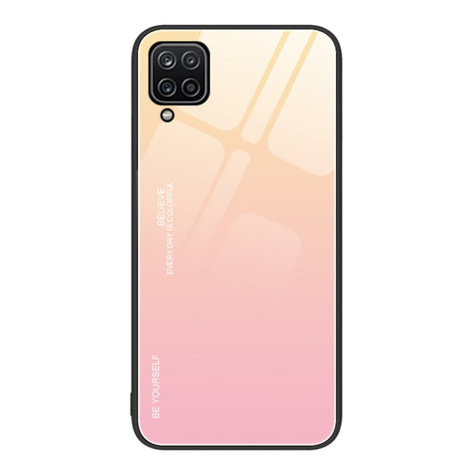 Gradient Color Glass Case, For Samsung Galaxy A12 5G, For Samsung Galaxy A52, For Samsung Galaxy A53 5G, For Samsung Galaxy M32, For Samsung Galaxy M52 5G, For Samsung Galaxy S21 5G