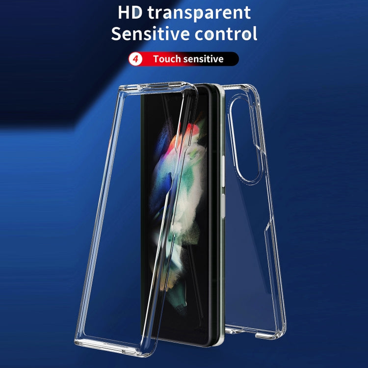 Acrylic + TPU Transparent Protective Phone Case, For Samsung Galaxy Z Fold4, For Samsung Galaxy Z Flip3 5G, For Samsung Galaxy Z Flip4, For Samsung Galaxy Z Fold3 5G