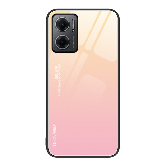 Gradient Color Glass Case, For Xiaomi Redmi Note 11E, For Xiaomi Redmi Note 11T Pro, For Xiaomi Poco X4 Pro 5G, For Xiaomi Mi 11 Pro, For Xiaomi Mi 11 Ultra, For Xiaomi 12 Pro
