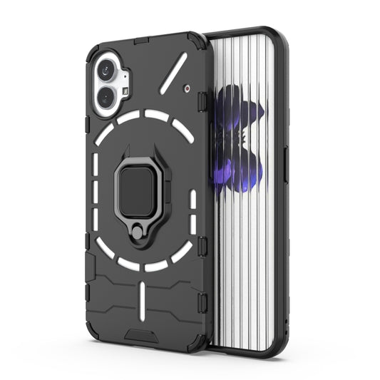 PC + TPU Shockproof Protective Phone Case with Magnetic Ring Holder, For Nothing Phone 1