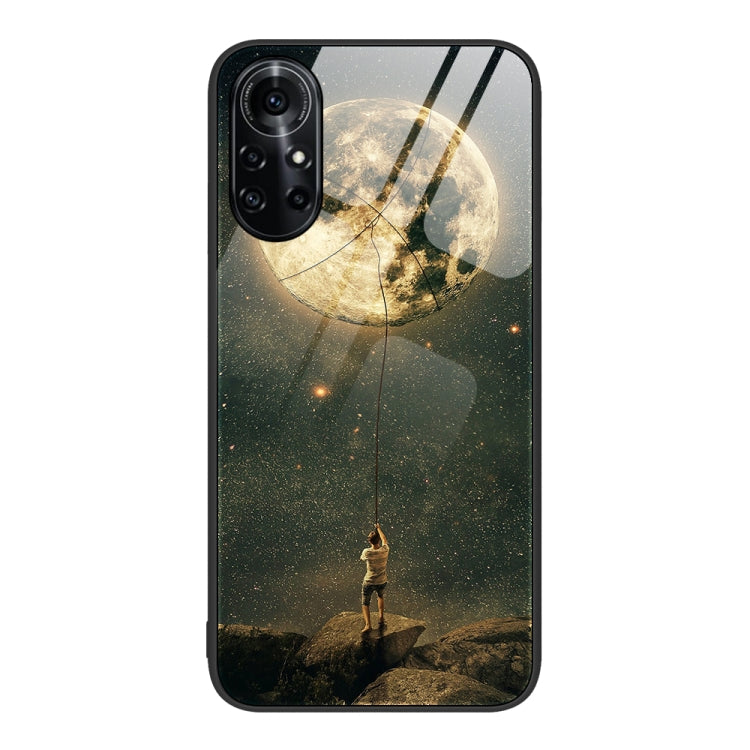 Colorful Painted Glass Phone Case, For Huawei nova 3i, For Huawei nova 8 Pro 4G, For Huawei nova 8 SE