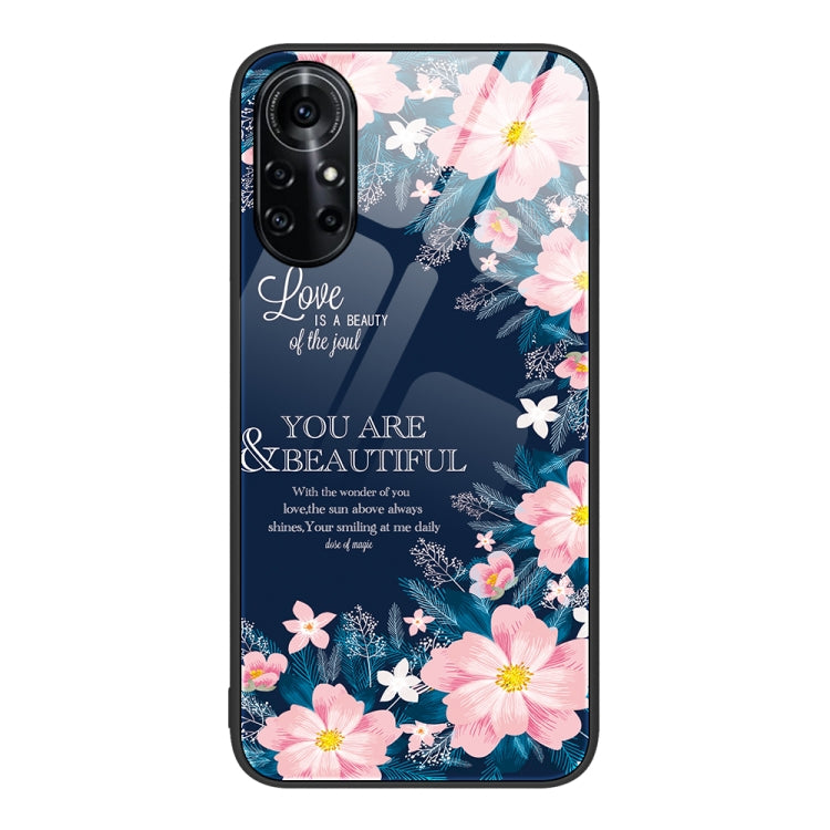 Colorful Painted Glass Phone Case, For Huawei nova 3i, For Huawei nova 8 Pro 4G, For Huawei nova 8 SE
