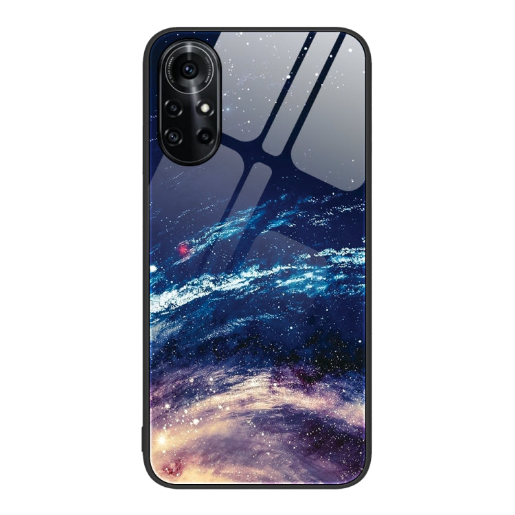 Colorful Painted Glass Phone Case, For Huawei nova 3i, For Huawei nova 8 Pro 4G, For Huawei nova 8 SE