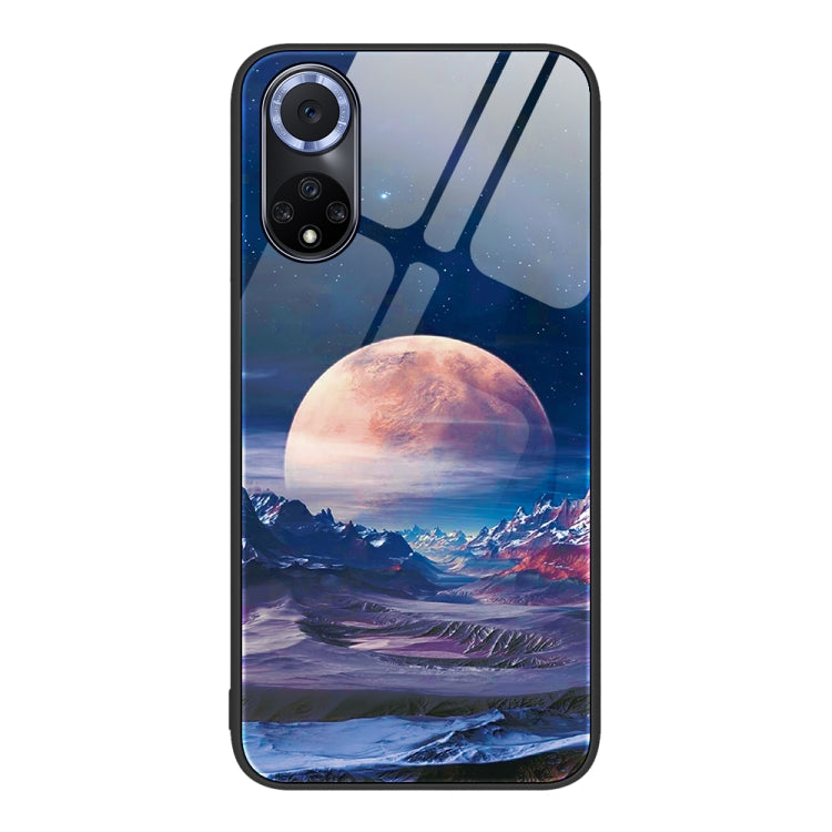 Colorful Painted Glass Phone Case, For Huawei nova 9, For Huawei P30 Pro, For Huawei Enjoy 20 Plus 5G