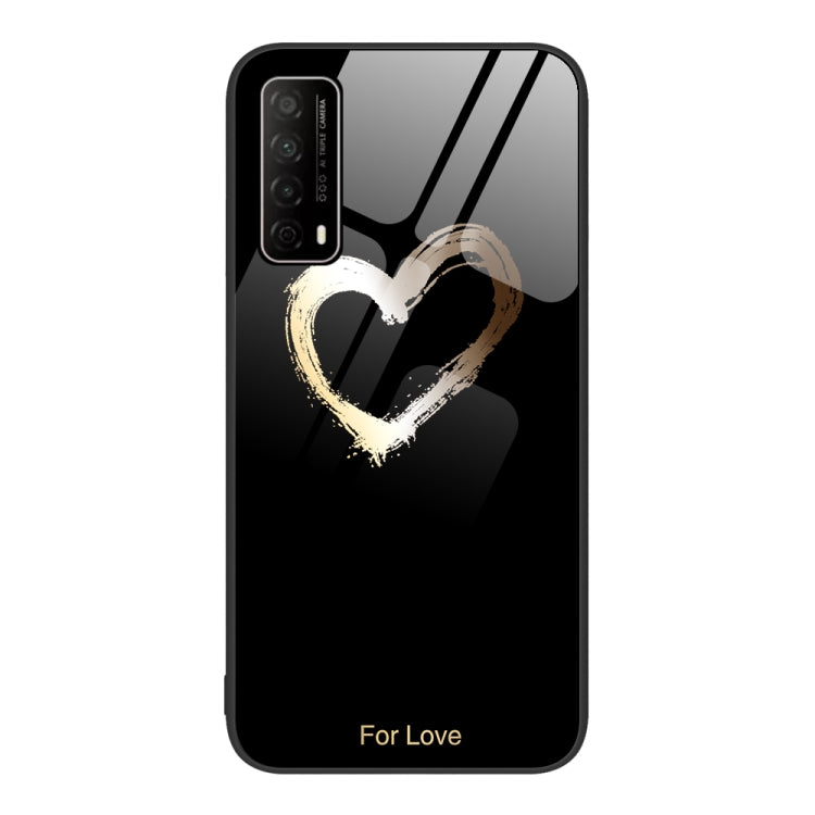 Colorful Painted Glass Phone Case, For Huawei Enjoy 20 SE, For Huawei Enjoy 20 5G, For Huawei Maimang 6