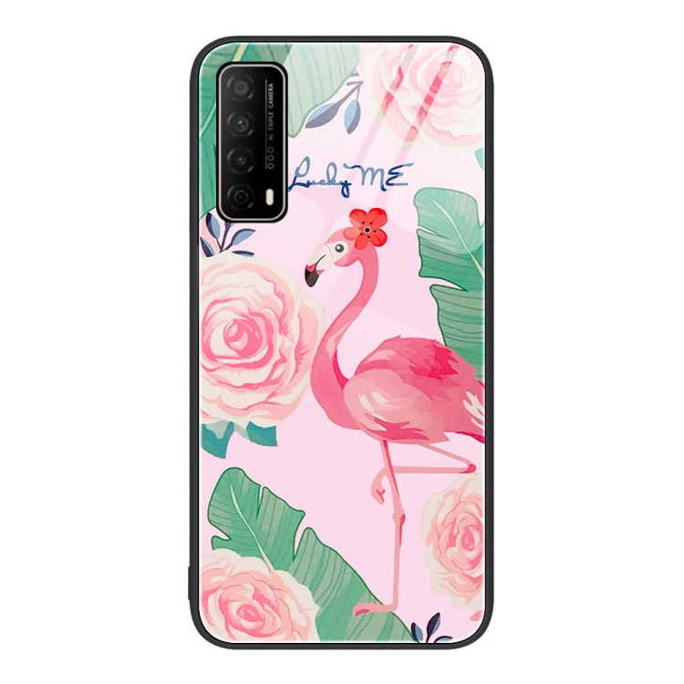Colorful Painted Glass Phone Case, For Huawei Enjoy 20 SE, For Huawei Enjoy 20 5G, For Huawei Maimang 6