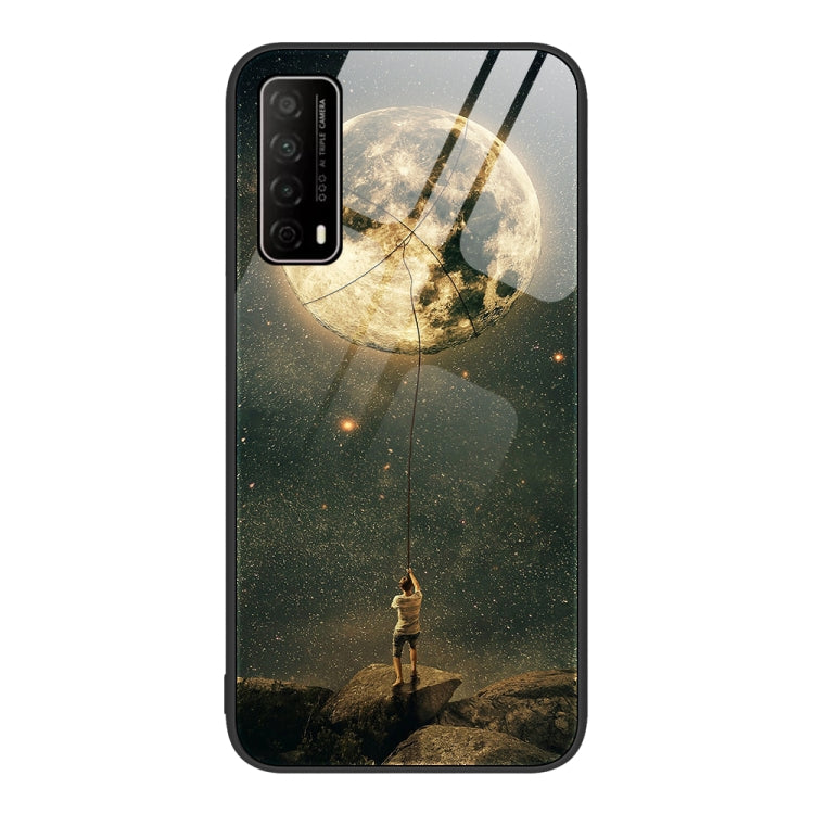 Colorful Painted Glass Phone Case, For Huawei Enjoy 20 SE, For Huawei Enjoy 20 5G, For Huawei Maimang 6