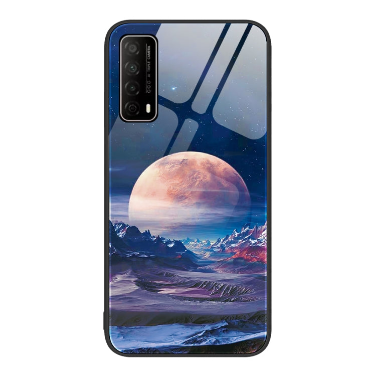 Colorful Painted Glass Phone Case, For Huawei Enjoy 20 SE, For Huawei Enjoy 20 5G, For Huawei Maimang 6