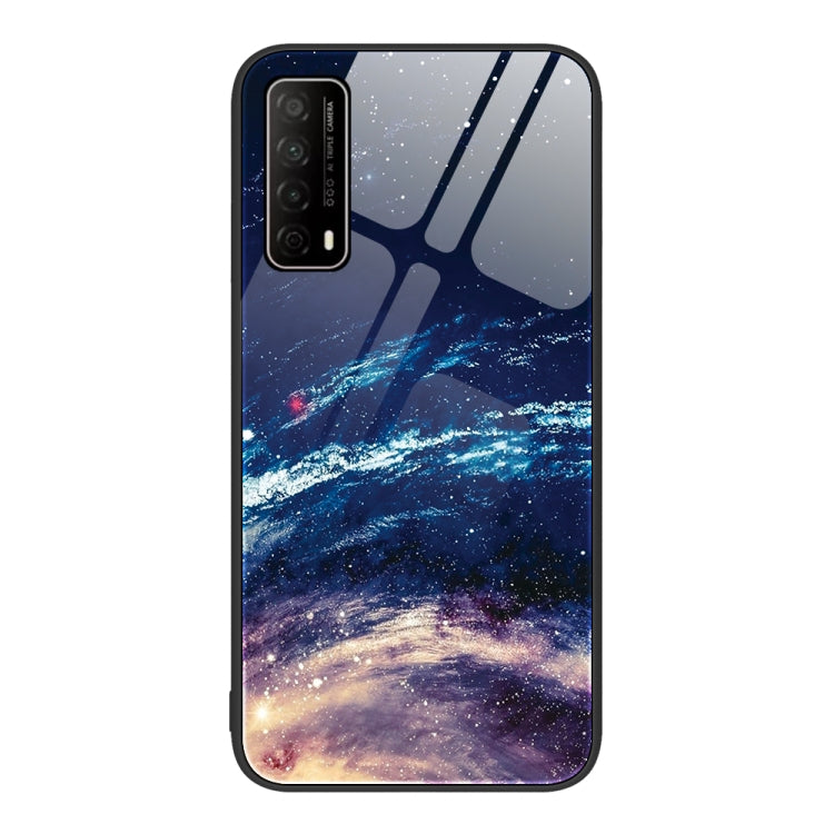 Colorful Painted Glass Phone Case, For Huawei Enjoy 20 SE, For Huawei Enjoy 20 5G, For Huawei Maimang 6