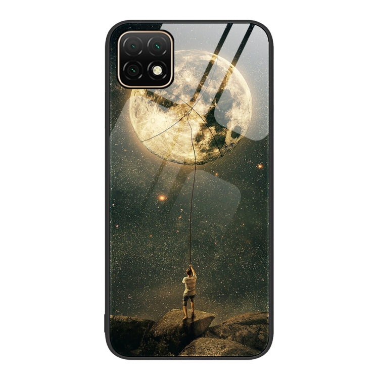 Colorful Painted Glass Phone Case, For Huawei Enjoy 20 SE, For Huawei Enjoy 20 5G, For Huawei Maimang 6