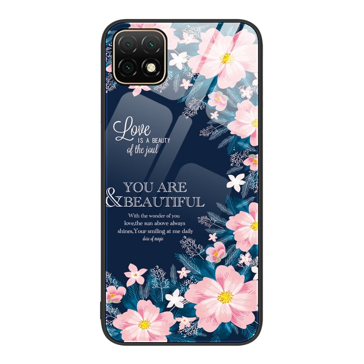 Colorful Painted Glass Phone Case, For Huawei Enjoy 20 SE, For Huawei Enjoy 20 5G, For Huawei Maimang 6