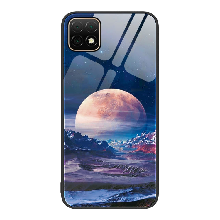 Colorful Painted Glass Phone Case, For Huawei Enjoy 20 SE, For Huawei Enjoy 20 5G, For Huawei Maimang 6