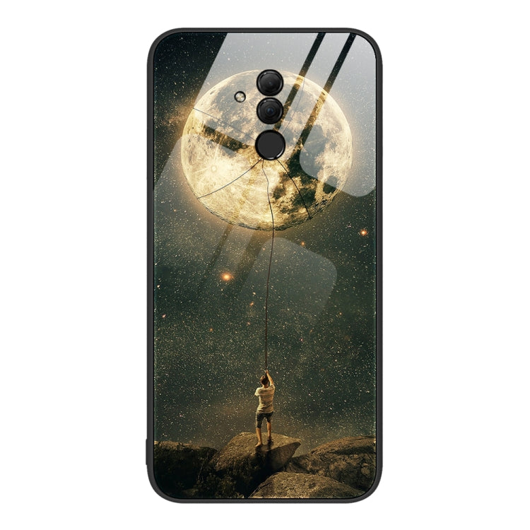 Colorful Painted Glass Phone Case, For Huawei Maimang 7, For Huawei Maimang 10, For Huawei Enjoy 8e