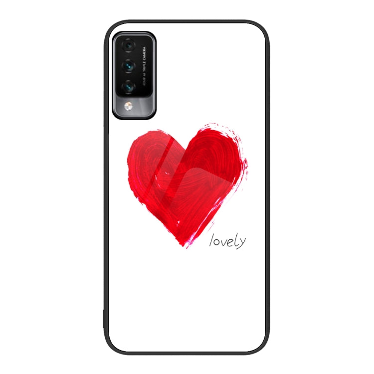 Colorful Painted Glass Phone Case, For Huawei Maimang 7, For Huawei Maimang 10, For Huawei Enjoy 8e