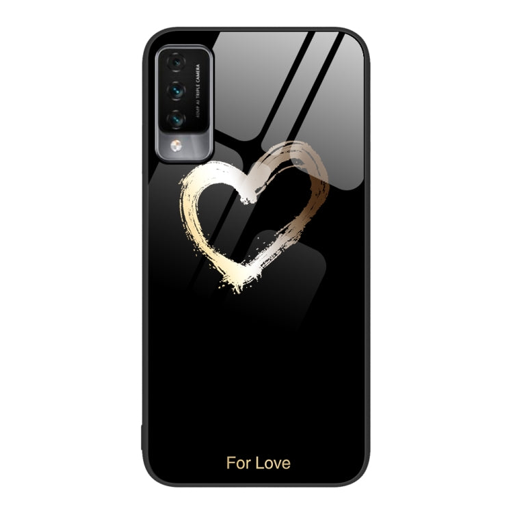 Colorful Painted Glass Phone Case, For Huawei Maimang 7, For Huawei Maimang 10, For Huawei Enjoy 8e