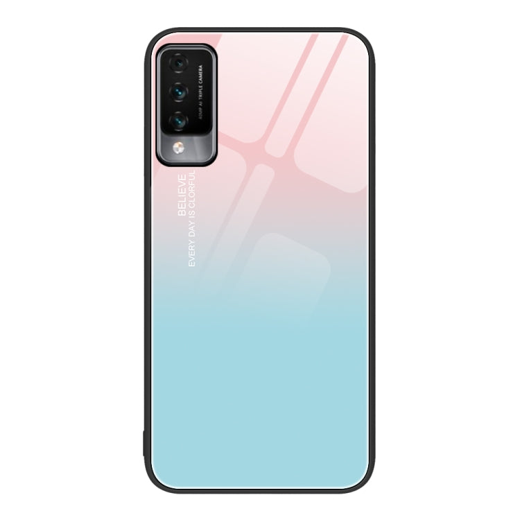 Colorful Painted Glass Phone Case, For Huawei Maimang 7, For Huawei Maimang 10, For Huawei Enjoy 8e