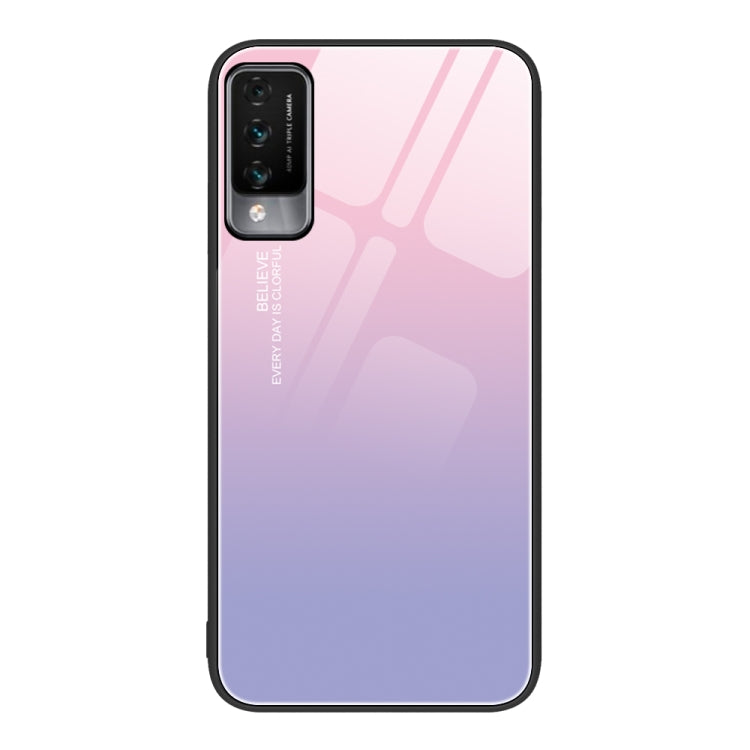 Colorful Painted Glass Phone Case, For Huawei Maimang 7, For Huawei Maimang 10, For Huawei Enjoy 8e