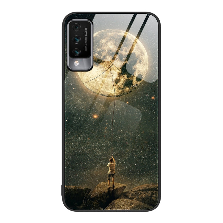 Colorful Painted Glass Phone Case, For Huawei Maimang 7, For Huawei Maimang 10, For Huawei Enjoy 8e