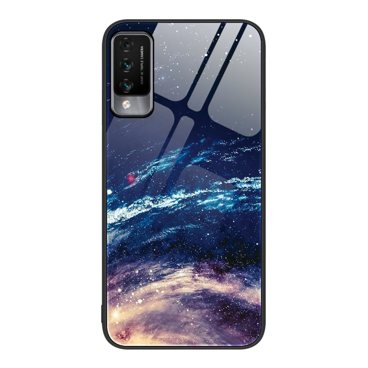 Colorful Painted Glass Phone Case, For Huawei Maimang 7, For Huawei Maimang 10, For Huawei Enjoy 8e