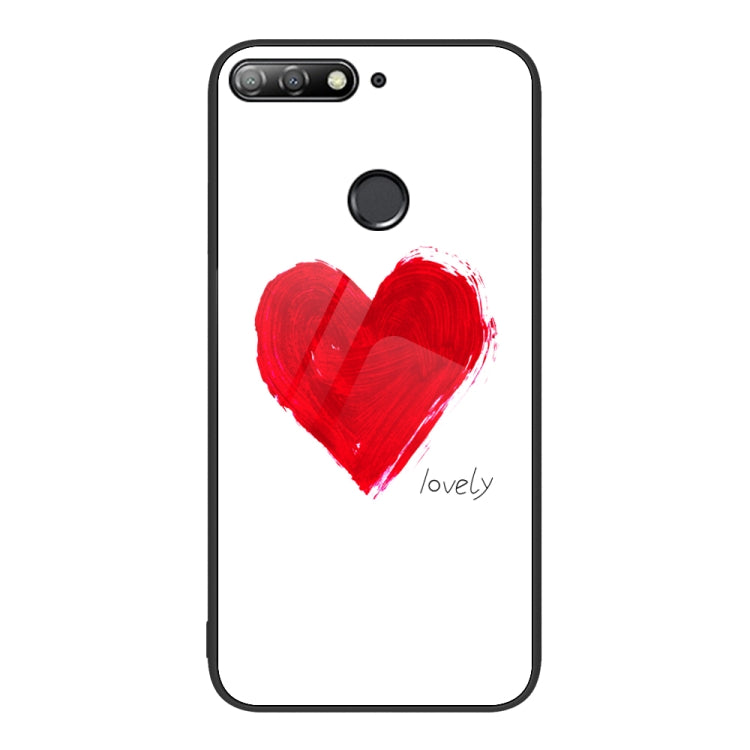 Colorful Painted Glass Phone Case, For Huawei Maimang 7, For Huawei Maimang 10, For Huawei Enjoy 8e