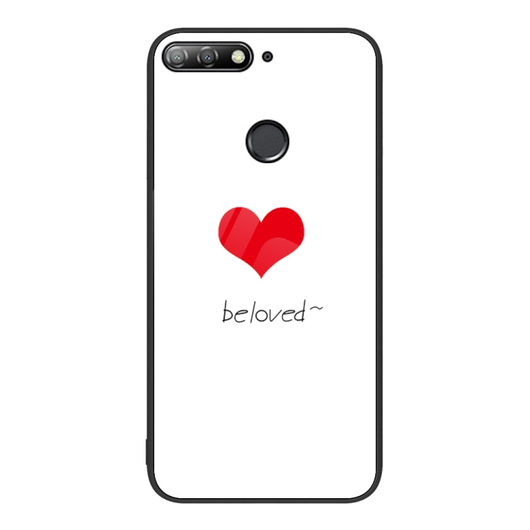 Colorful Painted Glass Phone Case, For Huawei Maimang 7, For Huawei Maimang 10, For Huawei Enjoy 8e