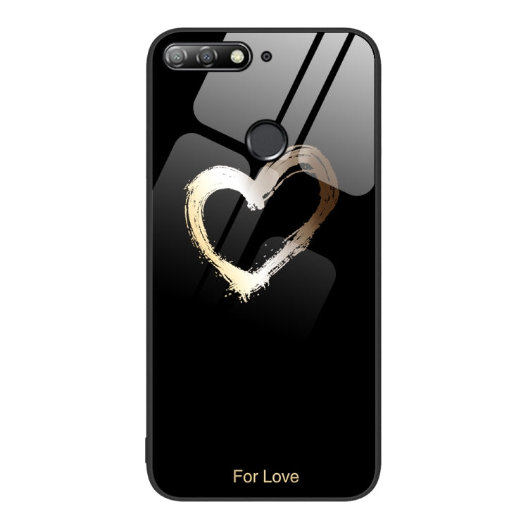 Colorful Painted Glass Phone Case, For Huawei Maimang 7, For Huawei Maimang 10, For Huawei Enjoy 8e