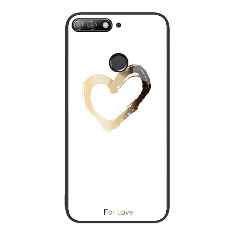 Colorful Painted Glass Phone Case, For Huawei Maimang 7, For Huawei Maimang 10, For Huawei Enjoy 8e