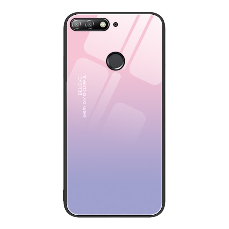 Colorful Painted Glass Phone Case, For Huawei Maimang 7, For Huawei Maimang 10, For Huawei Enjoy 8e
