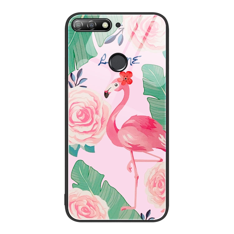 Colorful Painted Glass Phone Case, For Huawei Maimang 7, For Huawei Maimang 10, For Huawei Enjoy 8e